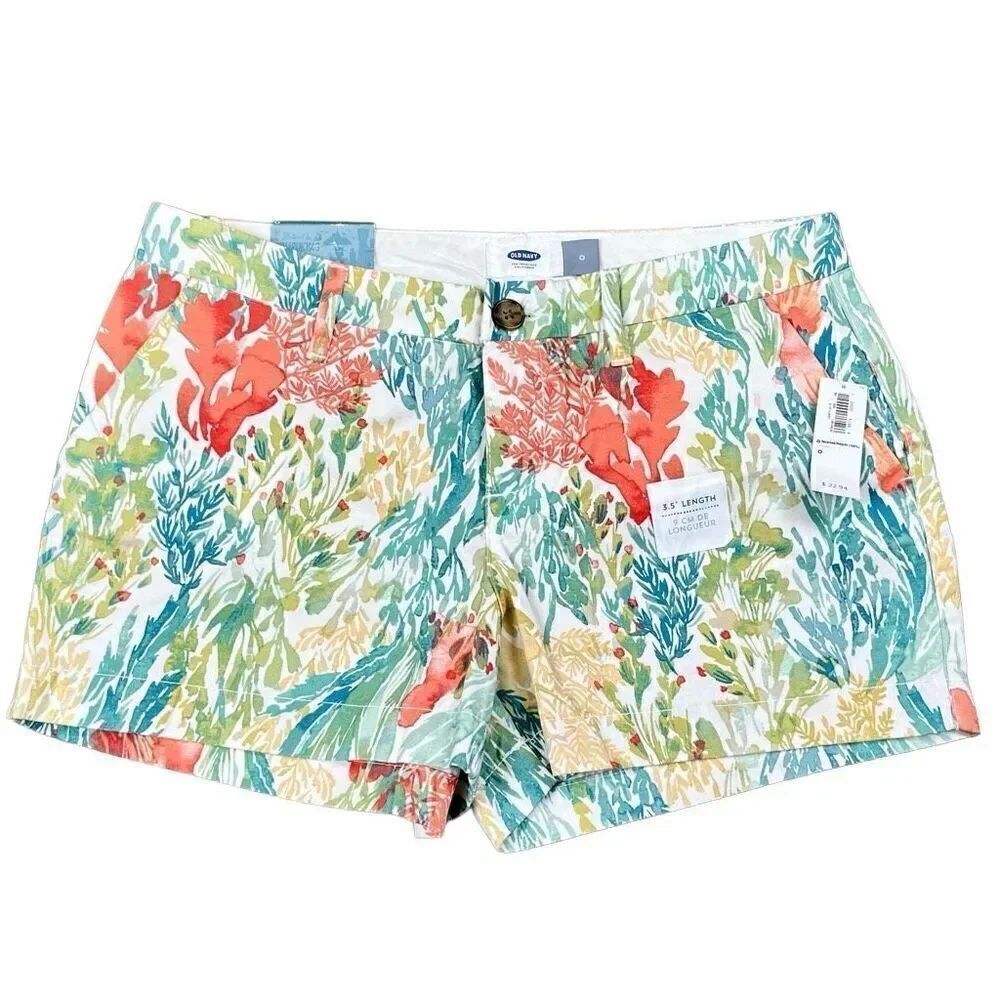 NWT Old Navy Floral Reef Shorts 0